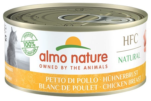 Almo Nature HFC Natural Cibo Umido Petto Di Pollo Per Gatti Adulti Scatoletta 150g-1
