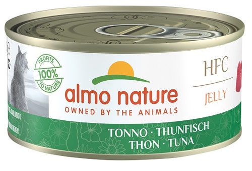 Almo Nature HFC Jelly Cibo Umido Tonno Per Gatti Adulti Scatoletta 150g-1