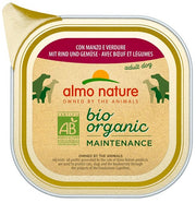 Almo Nature Daily Menu Bio Cibo Umido Manzo E Verdure Cani Adulti Vaschetta 100g-1