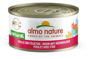 Almo Nature HFC Natural Umido Pollo Con Fegatini Per Gatti Adulti Lattina 70g-1
