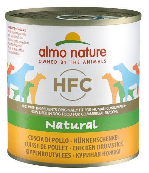 Almo Nature Cibo Umido Coscia Di Pollo Per Cani Adulti Scatoletta 280g-1