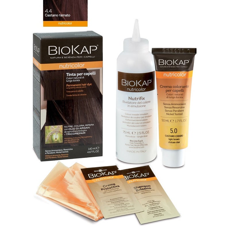 Biokap Nutricolor Tinta Capelli 4,4 Castano Ramato  - 2