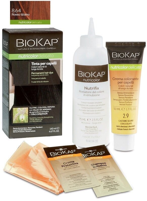 Biokap Nutricolor Tinta Capelli 8,64 Rosso Tiziano-2