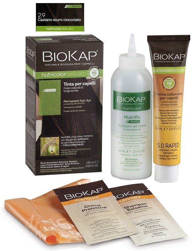 Biokap Nutricolor Tinta Delicato Rapid 2.9 Castano Scuro Cioccolato  - 1