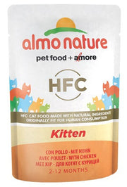 Almo Nature HFC Kitten Cibo Umido Con Pollo Per Gatti Cuccioli Bustina 55g-1
