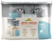 Almo Nature Urinary Help Con Pesce E Pollo Per Gatti Adulti 6x70g-1