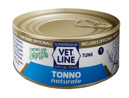 Vet Line Gatto Al Tonno Lattina 70gr-1