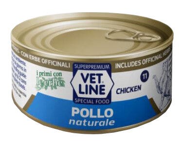 Vet Line Gatto Pollo Lattina 70gr-2