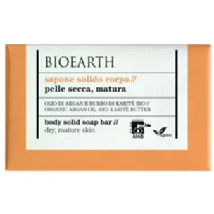 Bioearth Sapone Solido Corpo Olio Argan/Burro Karitè Pelle Secca/Matura 150g  - 2