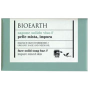 Bioearth Sapone Solido Viso Salvia/Olio Neem Bio Pelle Mista/Impura 150g  - 2