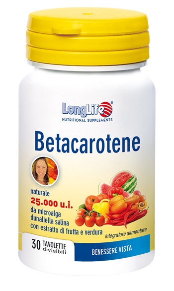 Longlife Betacarotene 30 Compresse  - 1