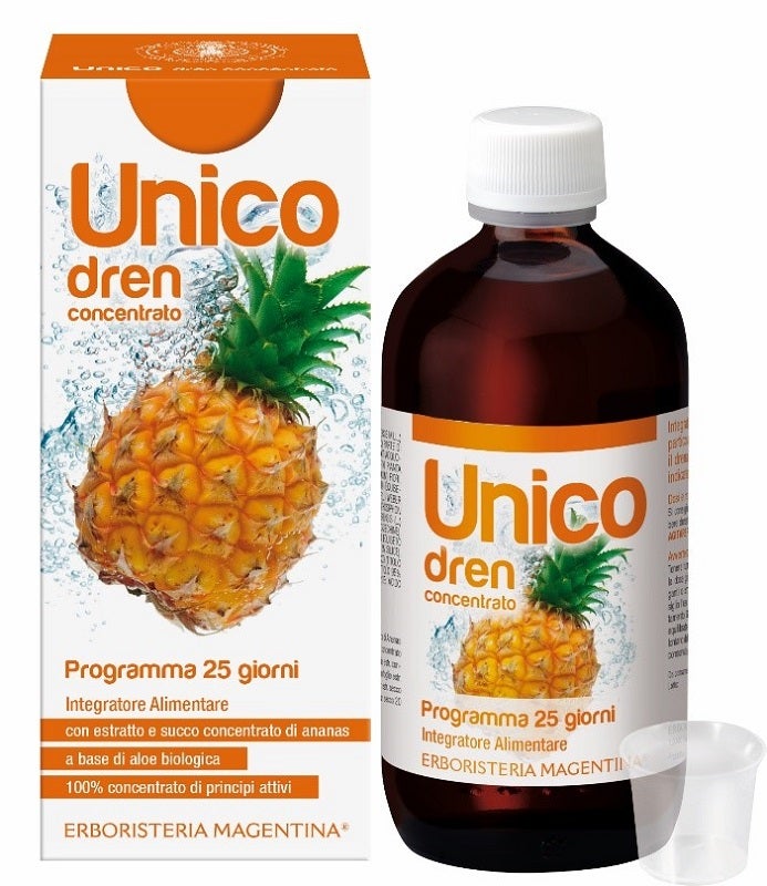 Unico Dren Succo Concentrato Di Ananas 250ml-1