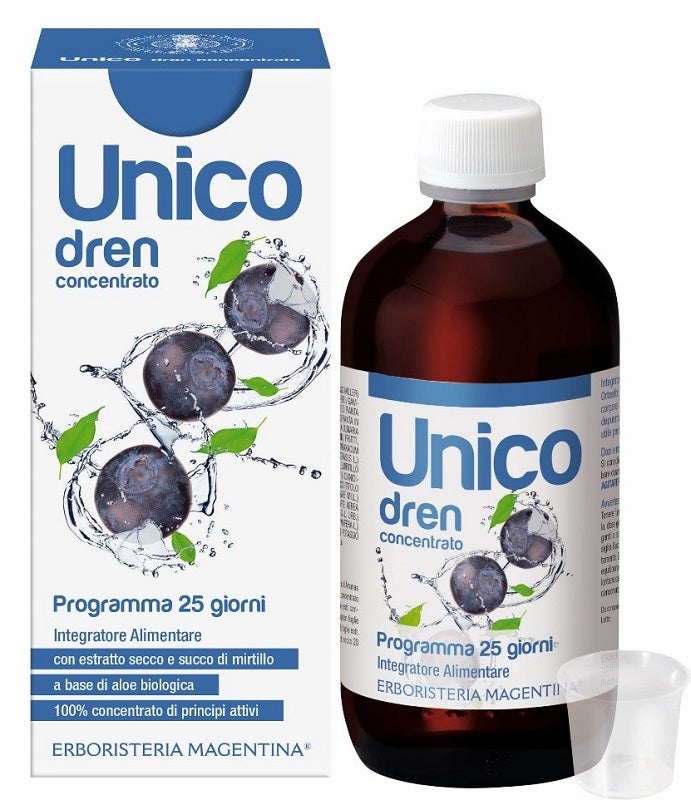 Unico Dren Estratto Secco E Succo Di Mirtillo 250ml-1