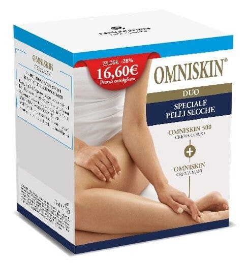 Omniskin Duo Crema Mani 75ml + Crema Corpo Ricca 500ml-2