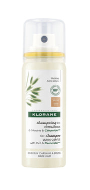 Klorane Shampoo Secco Avena Naturale Extra Delicato Capelli Scuri 50ml-1