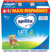 Mellin 4 Latte Di Crescita Liquido 6x1000ml 24Mesi+-1