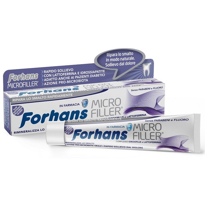 Forhans Dentifricio Microfiller Protezione Smalto 75ml – Farmae - Para ...