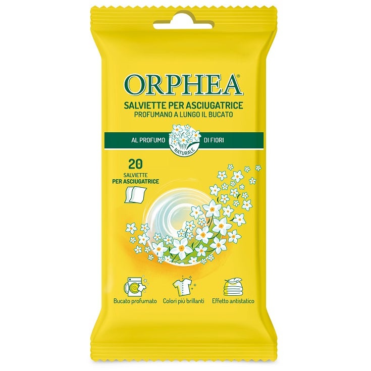 Orphea 20 Salviette Per Asciugatrice Al Profumo Di Fiori   - 2
