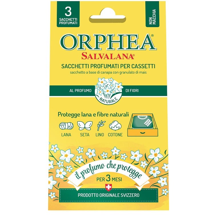 Orphea 3 Sacchetti Profumati Per Cassetti Profumo Fiori   - 2