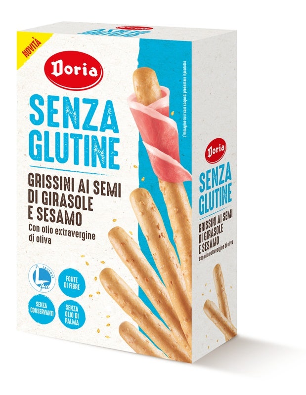 Doria Senza Glutine Grissini Semi Di Girasole E Sesamo 100g-1