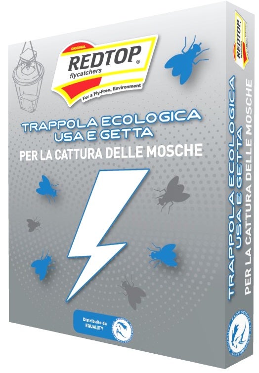 Equality Trappola per Mosche Usa e Getta Red Top-1