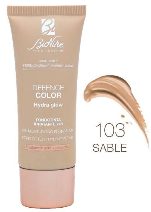 Bionike Defence Color Fondotinta Hydra Glow 103 Sable 30ml-1