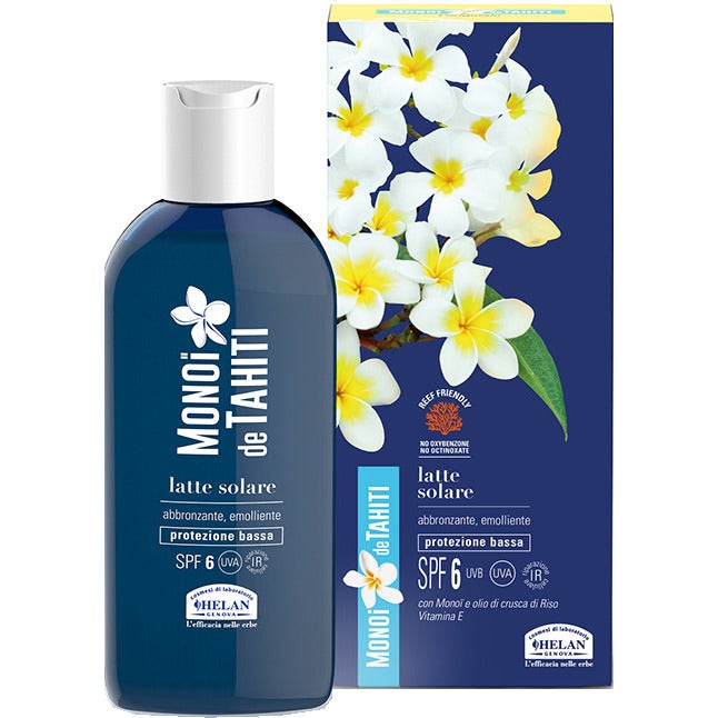 Helan Monoi Latte Solare Abbronzante/Emolliente SPF6 200ml - 3