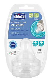 Chicco Tettarella 2 Pezzi Perfect5 Silicone 1 Foro 0M   - 1