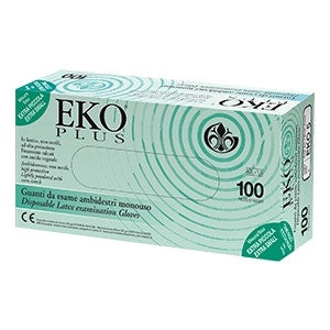 Eko Plus Guanto Lattice Superficie Liscia Talcato Taglia Small 100 Pezzi  - 1