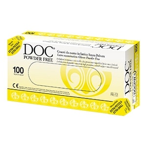 Doc Powder Free Guanto Lattice Rivestimento Polimerico Taglia Medium 100 Pezzi  - 1