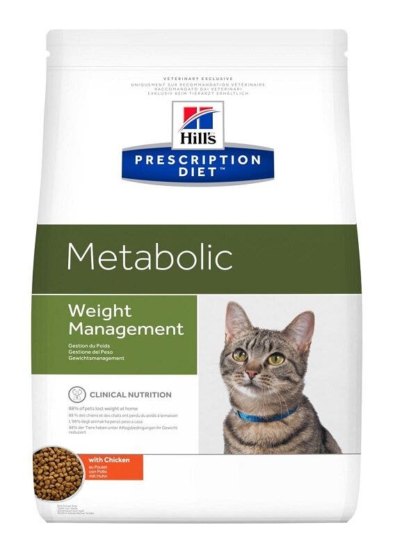 Hill's Prescription Diet Feline Metabolic Con Pollo Cibo Secco Per Gatti 250g-2