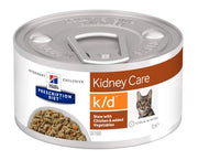 Hill's Prescription Diet K/D Renal Gatto Pollo e Verdure 82g-1