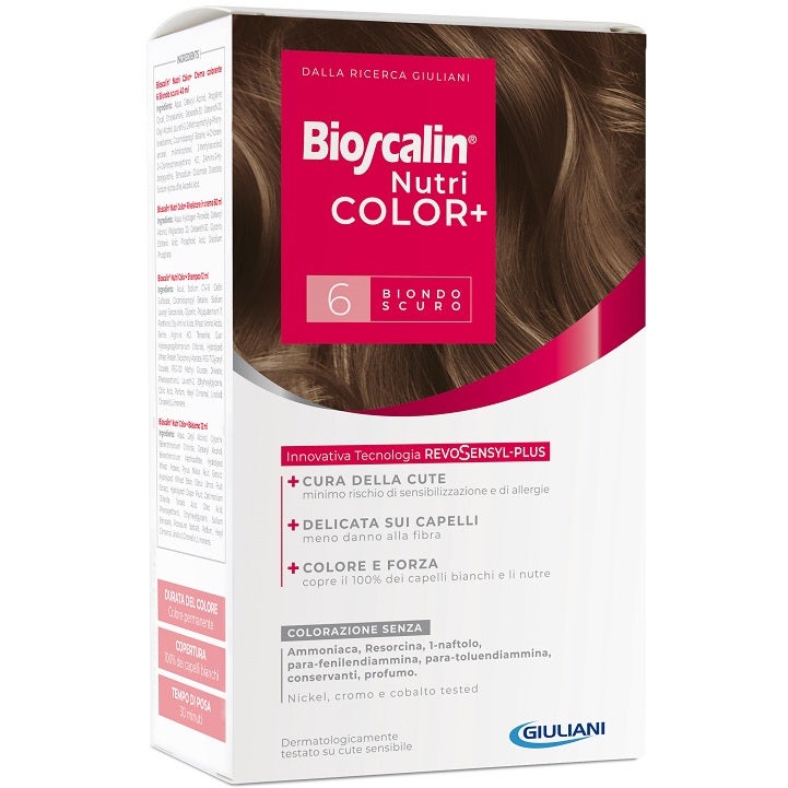 Bioscalin Nutricolor Plus Colorazione Capelli Permanente 6 Biondo Scuro   - 2