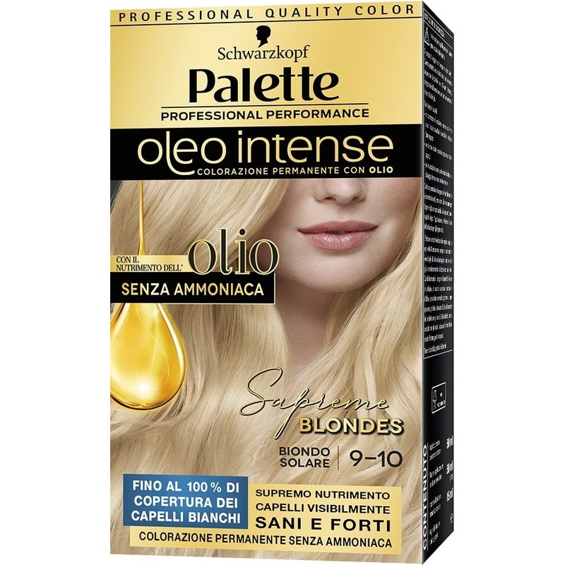 Schwarzkopf Palette Oleo Intense Colorazione Permanente 9-10 Biondo Solare 173g - 2