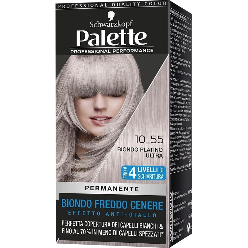 Schwarzkopf Palette Professional Performance Colorazione Permanente 10-55 Biondo Platino Ultra 170g - 2