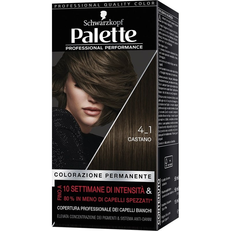 Schwarzkopf Palette Professional Performance Colorazione Permanente 4-1 Castano 170g - 2
