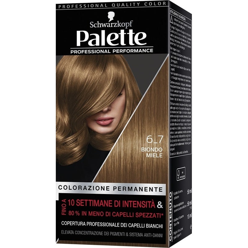 Schwarzkopf Palette Professional Performance Colorazione Permanente 6-7 Biondo Miele 170g - 2