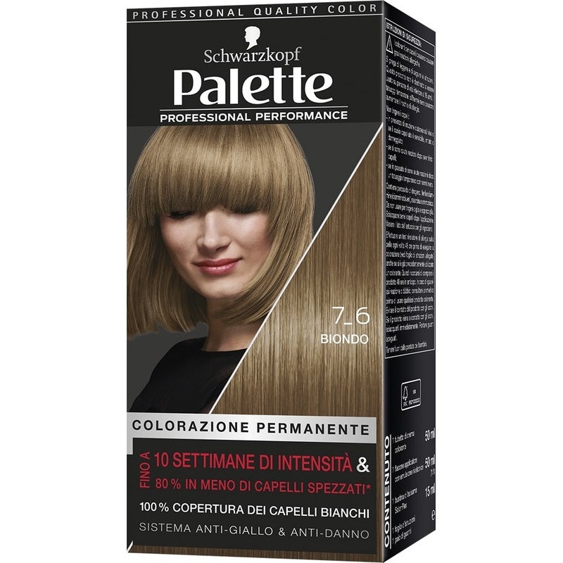 Schwarzkopf Palette Professional Performance Colorazione Permanente 7-6 Biondo 170g - 3