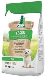 Marpet Vegan Dog Cibo Secco Per Cani Taglia Mini Sacco 1,5Kg-1
