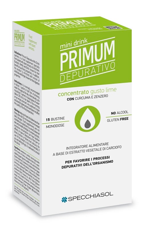Primum Depurativo Gusto Lime Minidrink 15 Bustine -1