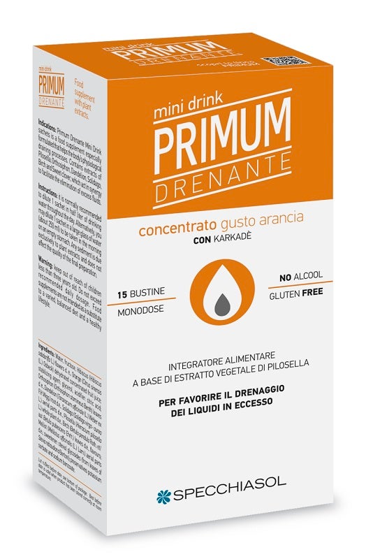Primum Drenante Gusto Arancia Minidrink 15 Bustine -1