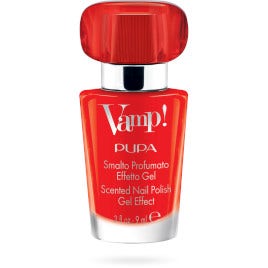 Pupa Vamp! Smalto Profumato Effetto Gel 201 Fire Red 9ml  - 1