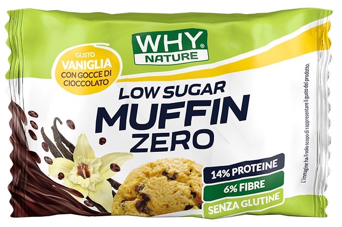 Why Nature Muffin Zero Vaniglia Gocce Di Cioccolato 27g  - 1