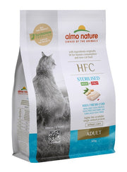 Almo Nature HFC Cibo Secco Merluzzo Per Gatti Adulti Sterilizzati Sacco 300g-1
