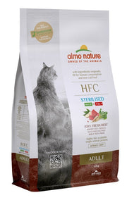 Almo Nature HFC Cibo Secco Manzo Per Gatti Adulti Sterilizzati Sacco 1,2kg-1