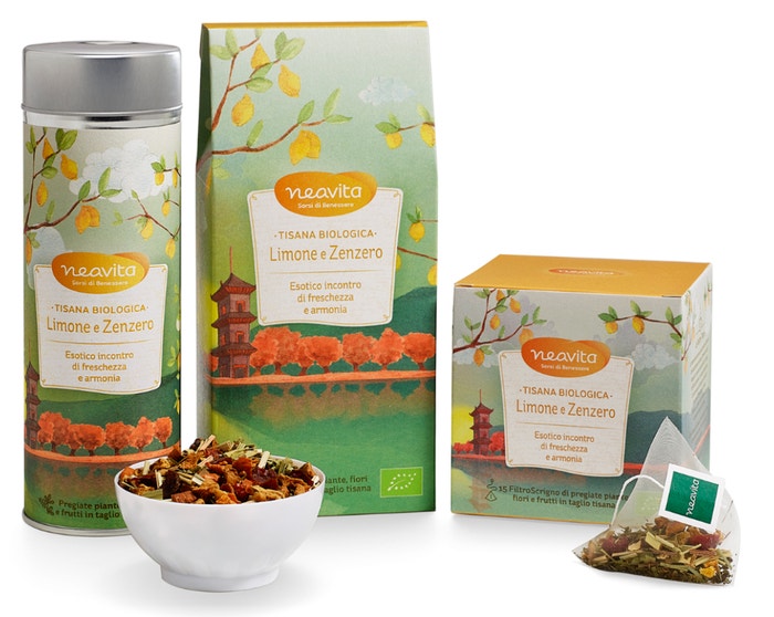 Silver Tin Infuso Limone E Zenzero Bio 80g - 1