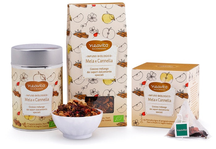Silver Tin Infuso Mela E Cannella Bio 100g - 1