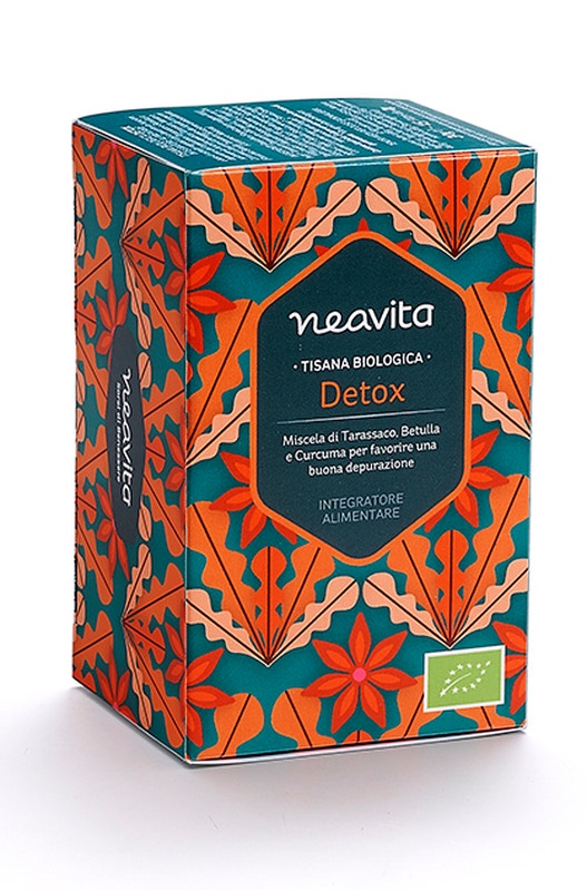 Neavita Tisana Biologica Tarassaco Betulla Curcuma Filtro Detox 1 Pezzo-1