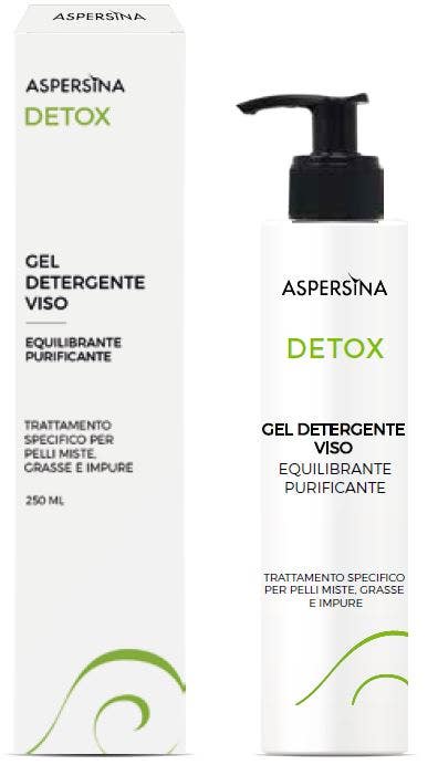 Aspersina Detox Gel Detergente Viso Dermopurificante 250ml-1