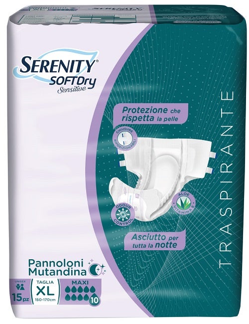 Pannolone Mutandina Serenity sd Sensitive Maxi xl 15 Pezzi-1
